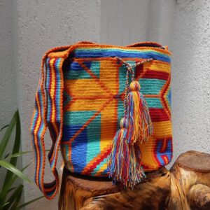 Mochila Wayúu Bicolor