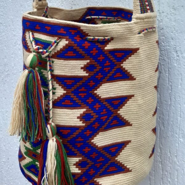 Mochila Wayúu de un Hilo - Imagen 3