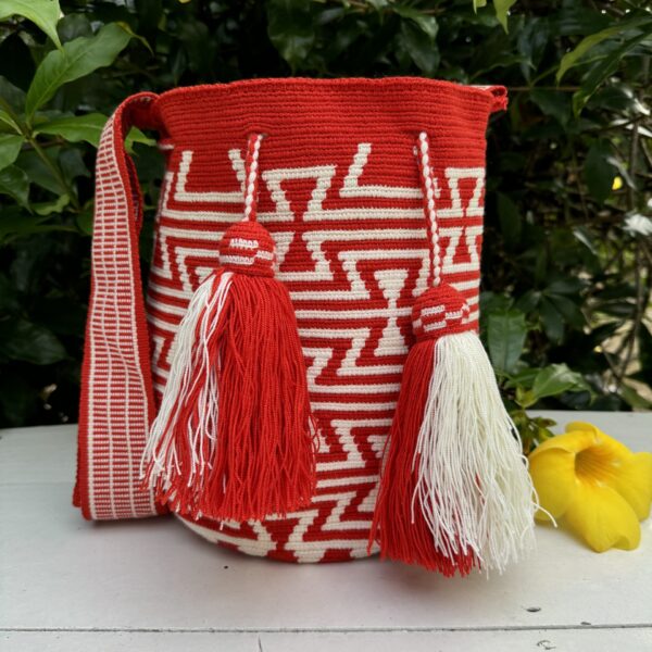 Mochila Wayúu de un Hilo - Imagen 2